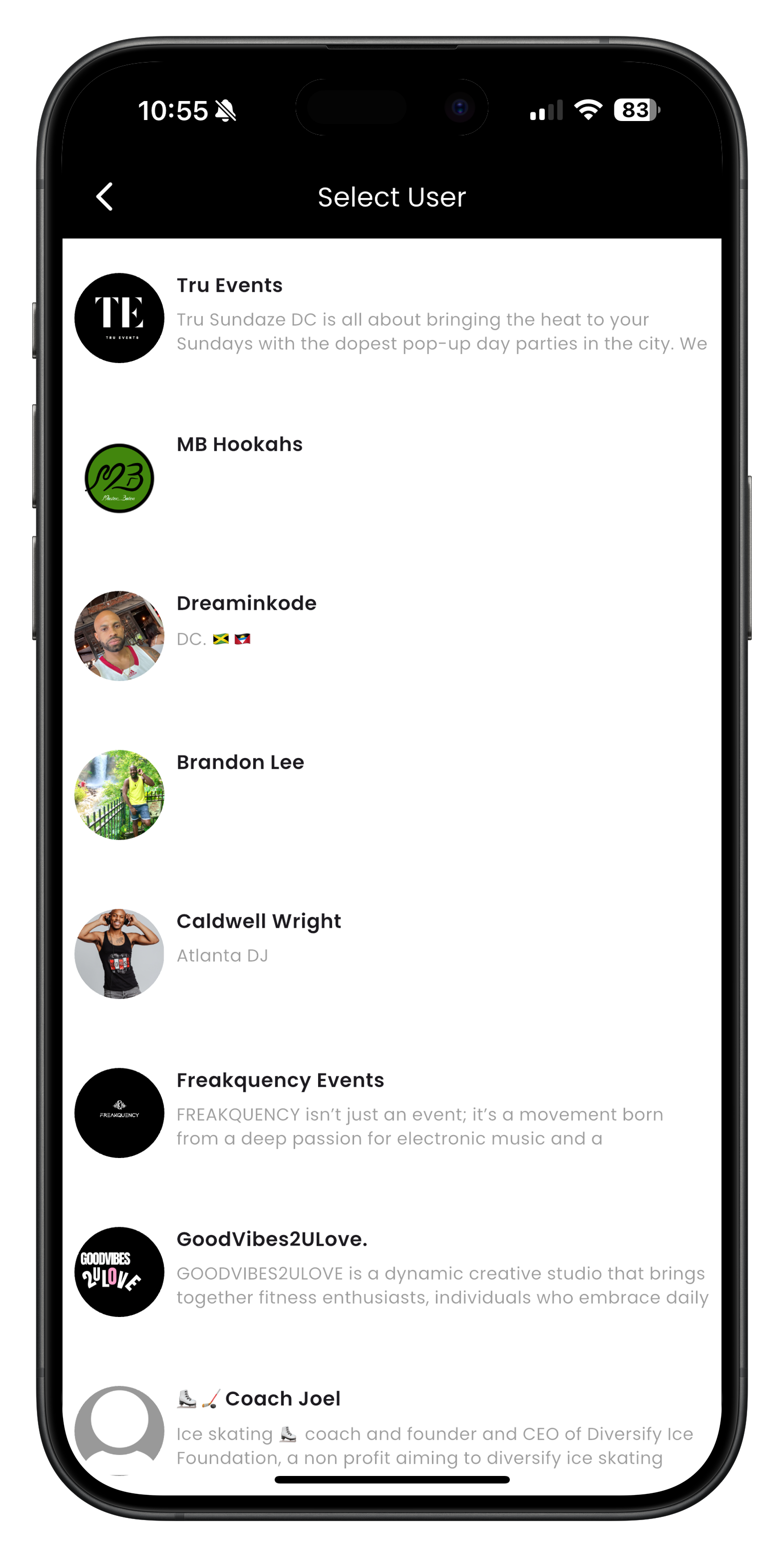 Starting a new message